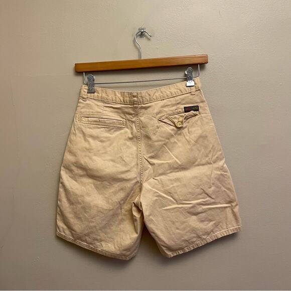 Vintage 10 (W30”) Bugle Boy cream high rise shorts - Picture 5 of 7